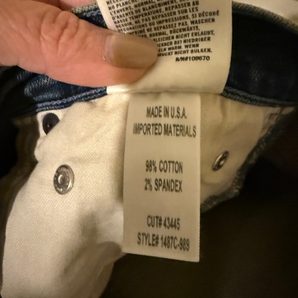 NWT Citizens of Humanity Rocket Crop in Story Mid Rise Stretch Skinny Jeans 30 - Picture 9 of 9